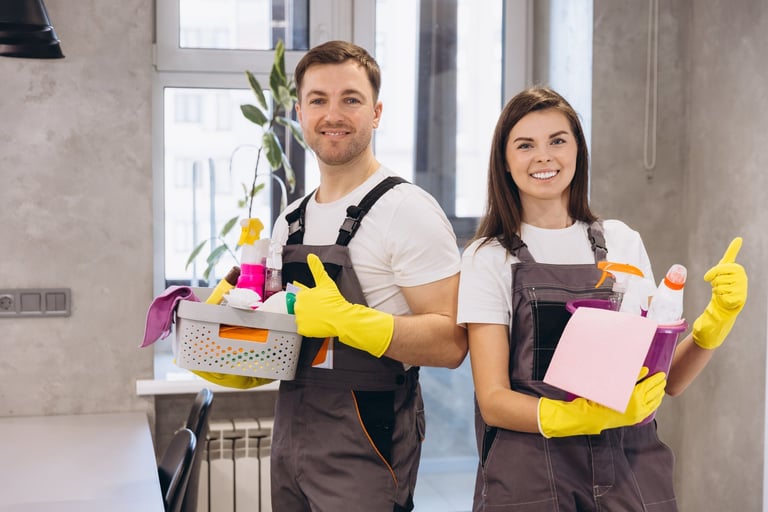 Professional cleaners